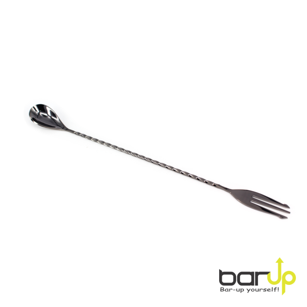 Moderni bar spoon s vilicom za profesionalnu uporabu